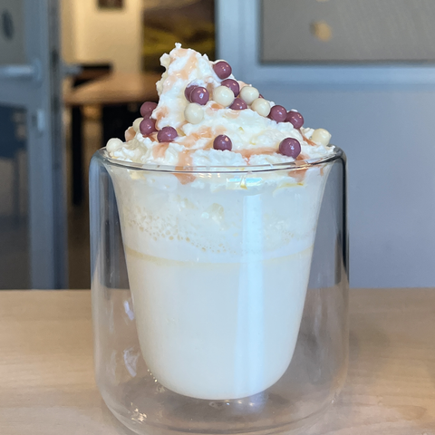 Le chocolat chaud blanc