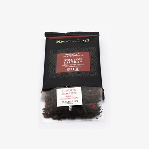 4 fruits rouges - Thé noir 24 sachets suremballés