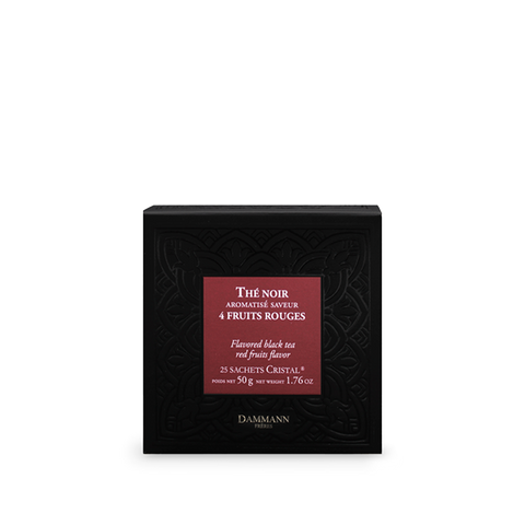 4 fruits rouges - Thé noir 25 sachets