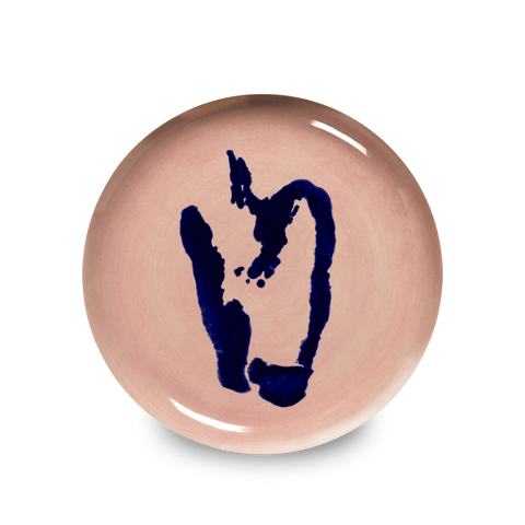 Assiette Delicious pink pepper blue, Ø22,5 - Serax