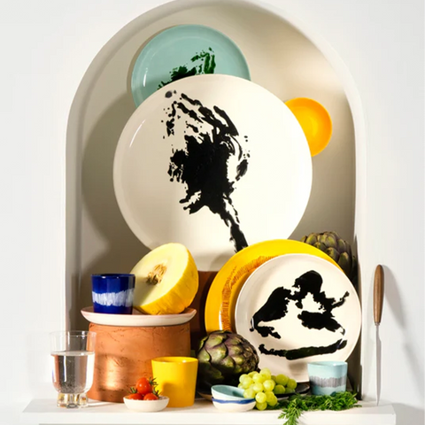 Assiette White pepper black, Ø22,5 - Serax