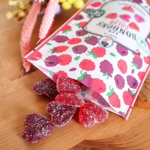 Bonbons Coeurs bio - 80g