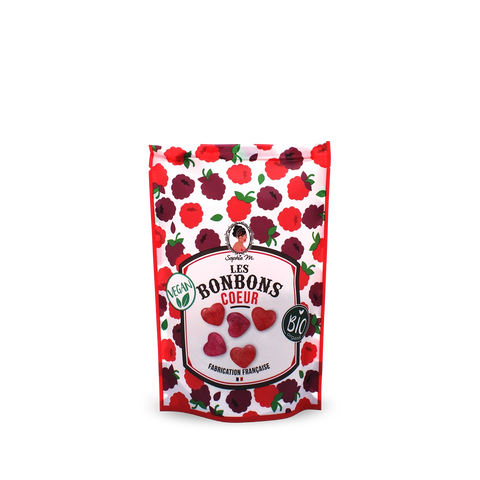 Bonbons Coeurs bio - 80g