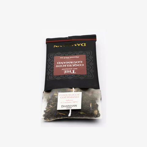 Coquelicot Gourmand - Thé noir 24 sachets suremballés