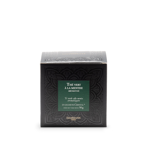 Thé vert à la Menthe aromatisé - 25 sachets