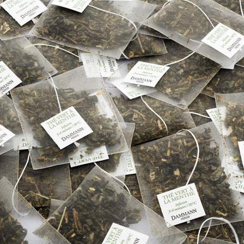 Thé vert à la Menthe aromatisé - 25 sachets