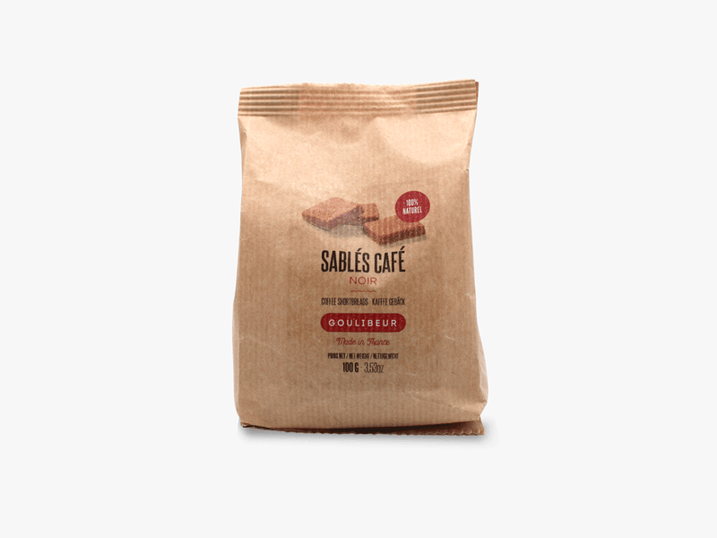 Sablés café noir 100g