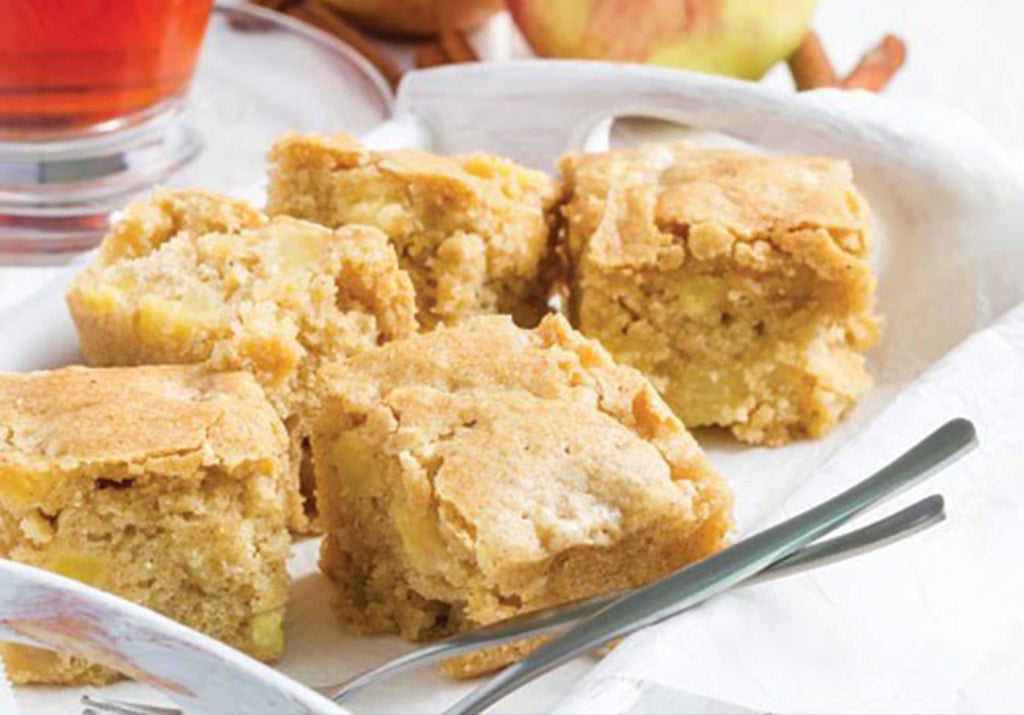 Gâteau aux pommes infusées au thé Oolong caramel au beurre salé