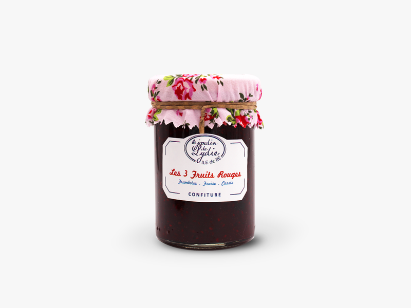 3 fruits rouges - Confiture bio