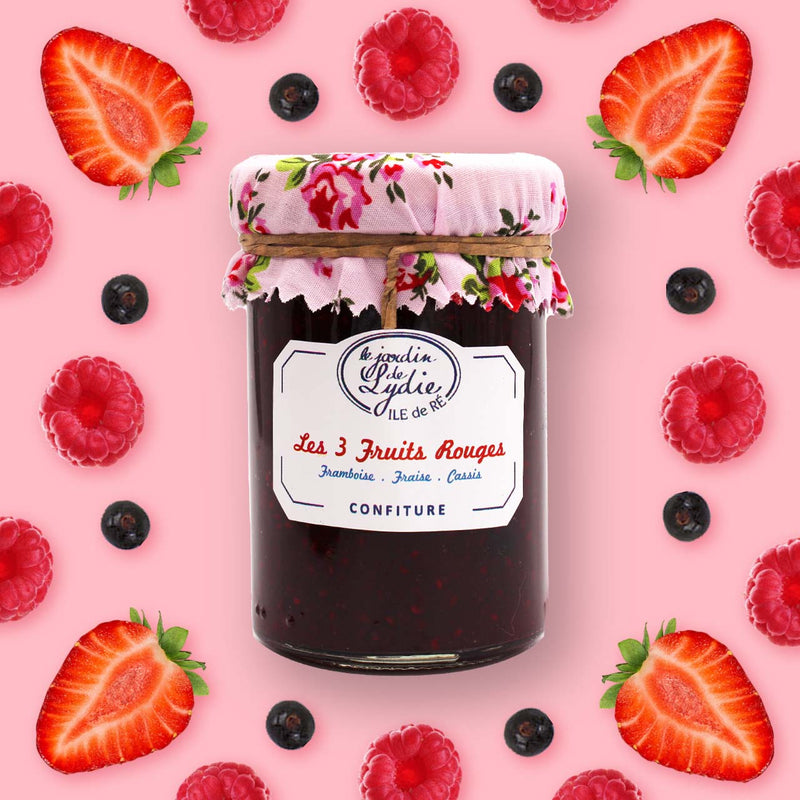 3 fruits rouges - Confiture bio