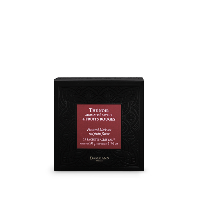 4 fruits rouges - Thé noir 25 sachets