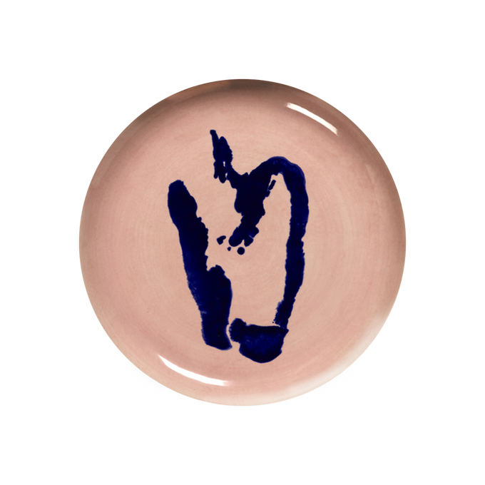 Assiette Delicious pink pepper blue, Ø22,5 - Serax