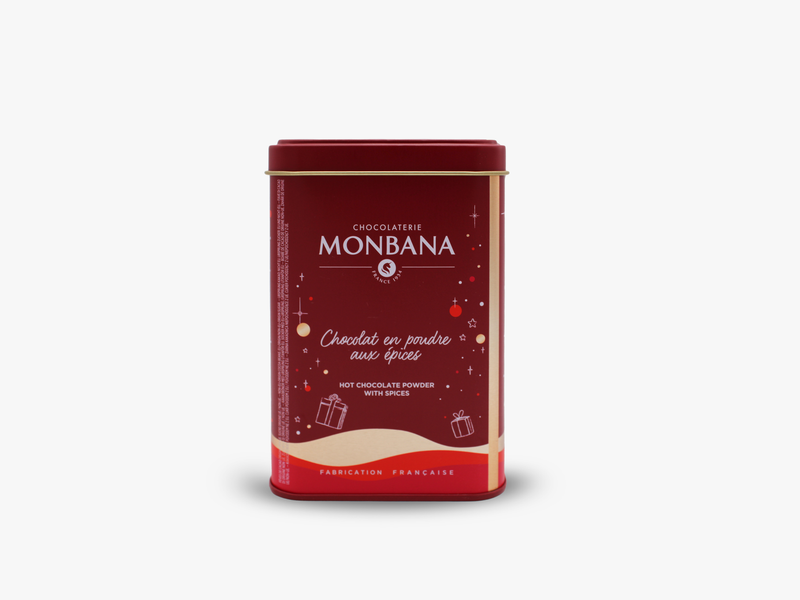 Maison Merling - Chocolat en poudre de Noël 250g Monbana