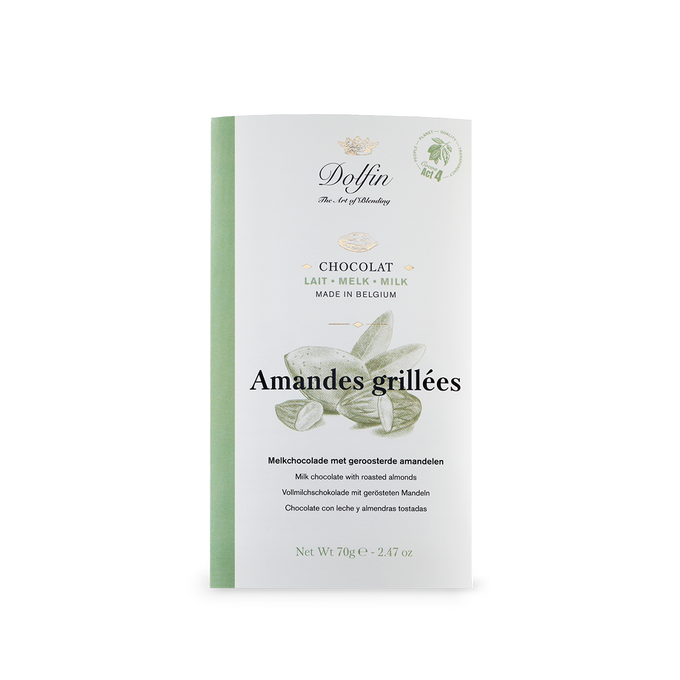 Lait & Amandes grillées 70g