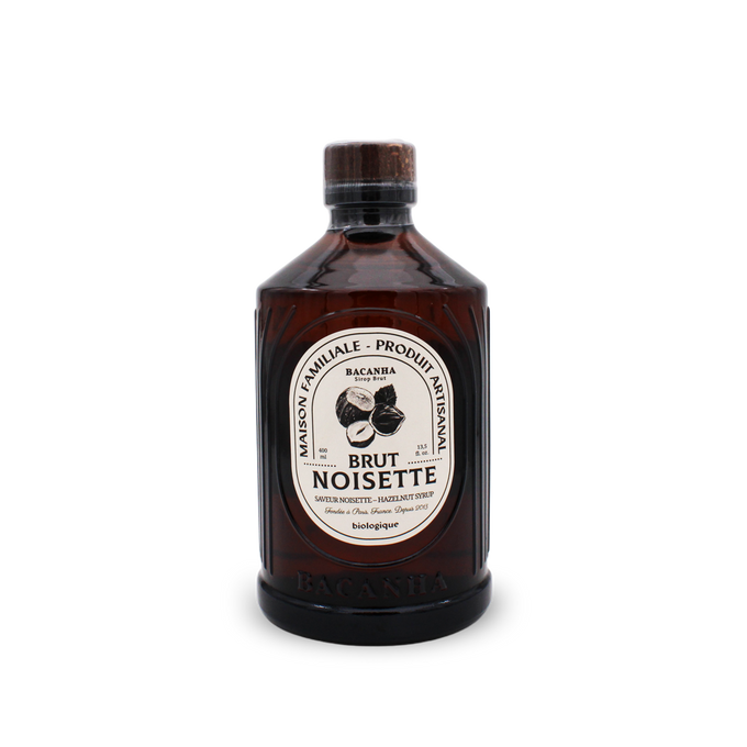 Sirop de noisette brut bio - 400 ml
