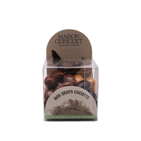 Cube "Oeufs cocotte" au chocolat