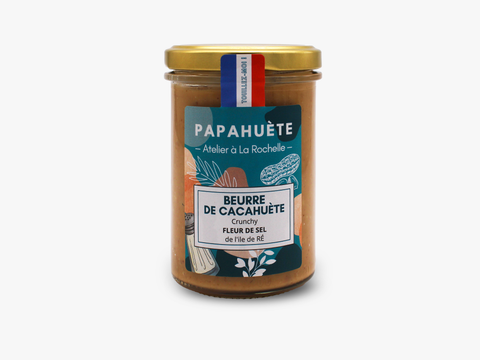 Crunchy fleur de sel de l'Ile de Ré - Beurre de cacahuète 210g