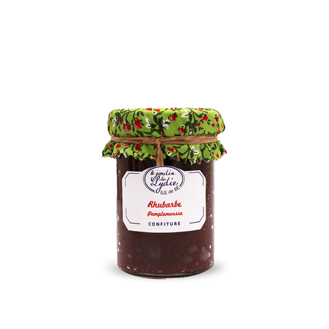 Confiture  rhubarbe pamplemousse -