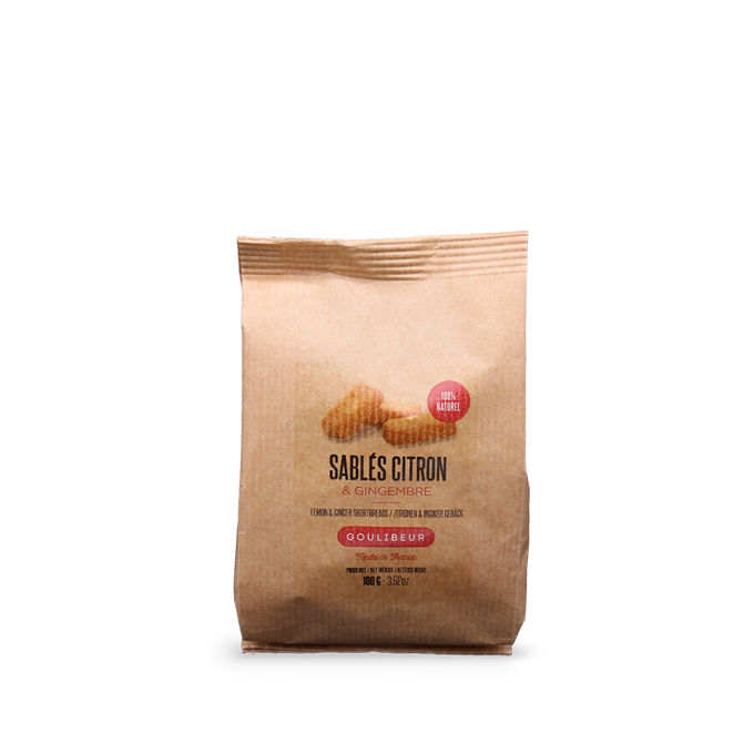 Sablés citron gingembre 100g