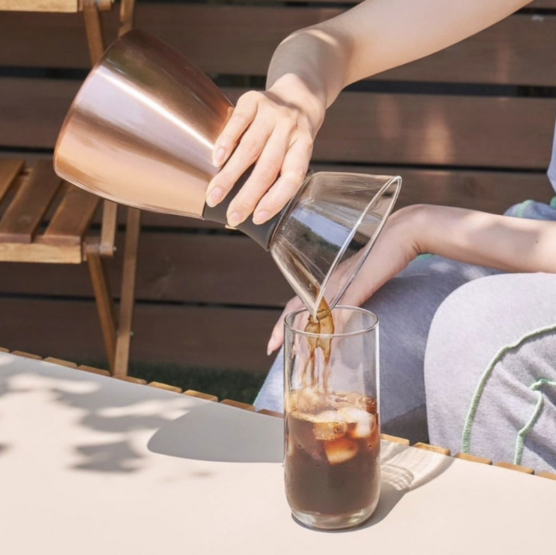 Cafetière Cold brew cuivrée - Asobu