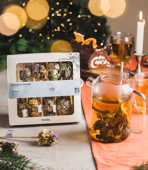 8 bouquets à infuser bio Horae - Coffret infusion bio