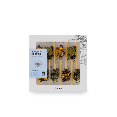 8 bouquets à infuser bio Horae - Coffret infusion bio