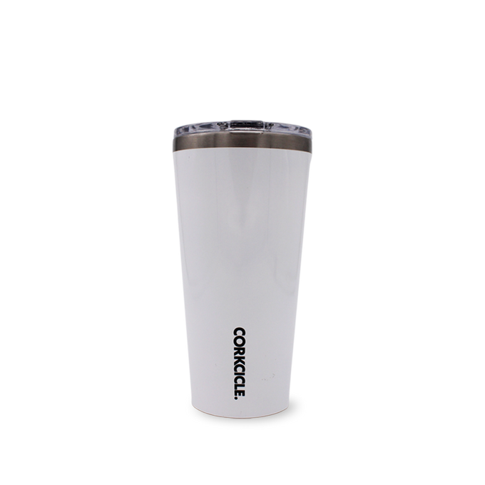 Travel gobelet blanc glossy - Corkcicle