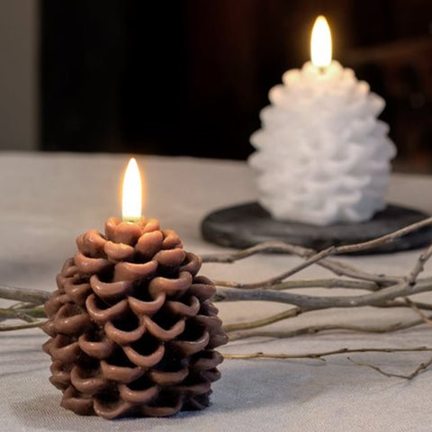 Bougie LED - Pomme de Pin