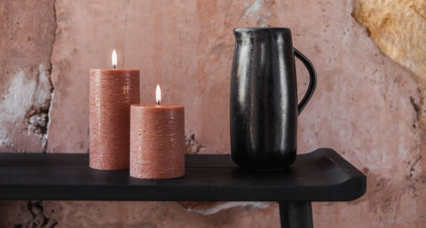 Bougie LED - Terracotta