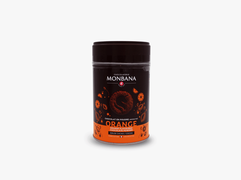 Chocolat en poudre arôme Orange - Boîte 250g 