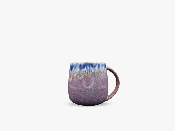 Mug en grès violet, Ø9,5 cm - Bloomingville