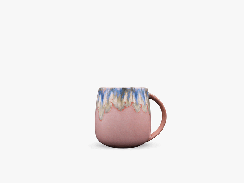 Mug en grès rose, Ø9,5 cm - Bloomingville