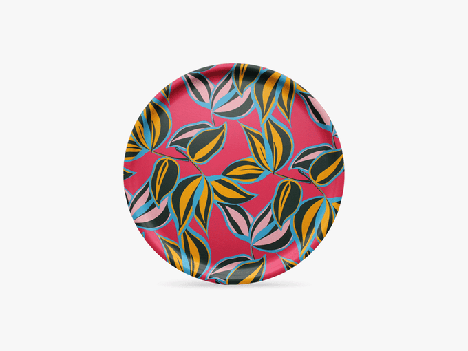 Plateau en bouleau rond 35cm -Atomic Soda