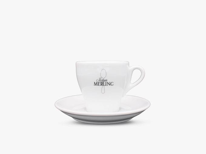 Tasse à thé en porcelaine, Ø7,5 cm - Maison Merling